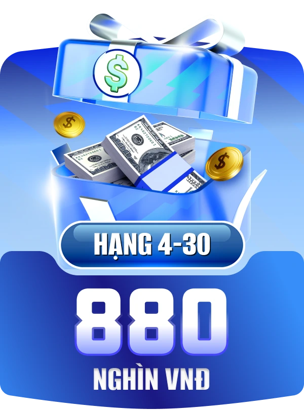 Hạng 4-40 880 nghìn VNĐ